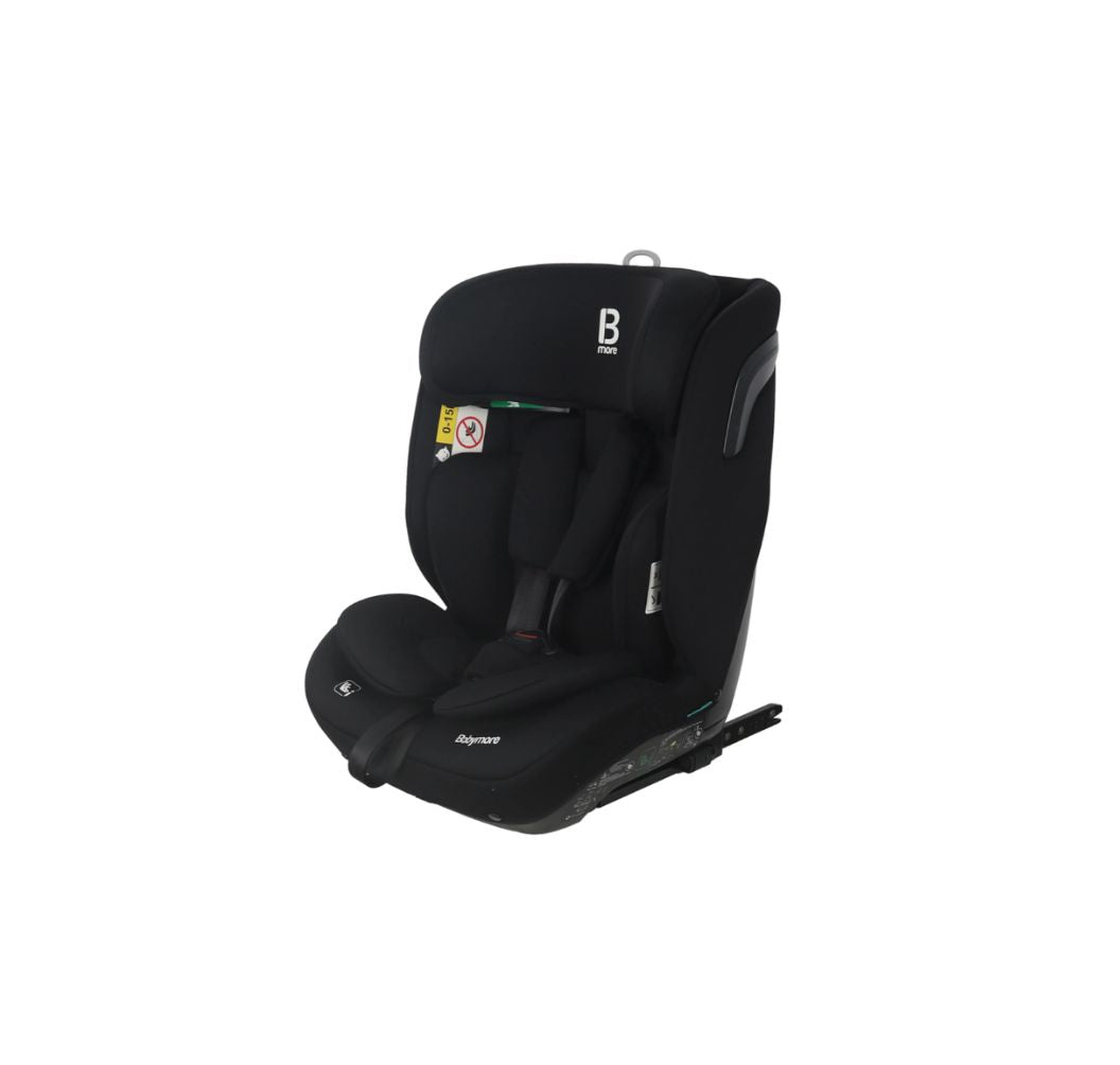 Babymore Hazel i-Size Car Seat 76–150cm | 15 Months to 12 Years | Black