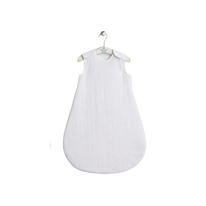Obaby Twin Pack Muslin Baby Sleeping Bags | 2.5 Tog | 0–6 Months | Eucalyptus & White