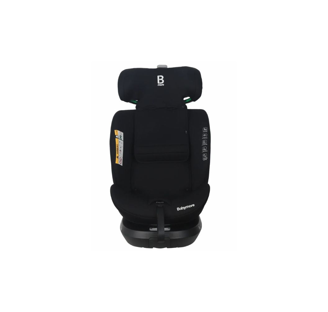 Babymore Shea 360° i-Size Car Seat (40–150cm) | Birth to 12 Years | ISOFIX Rotating Car Seat