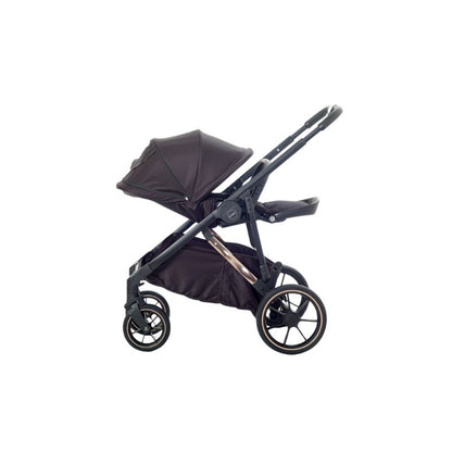 Dark Slate Gray MEE-GO UNO PLUS 2 IN 1 PRAM & PUSHCHAIR - BLACK ROSE