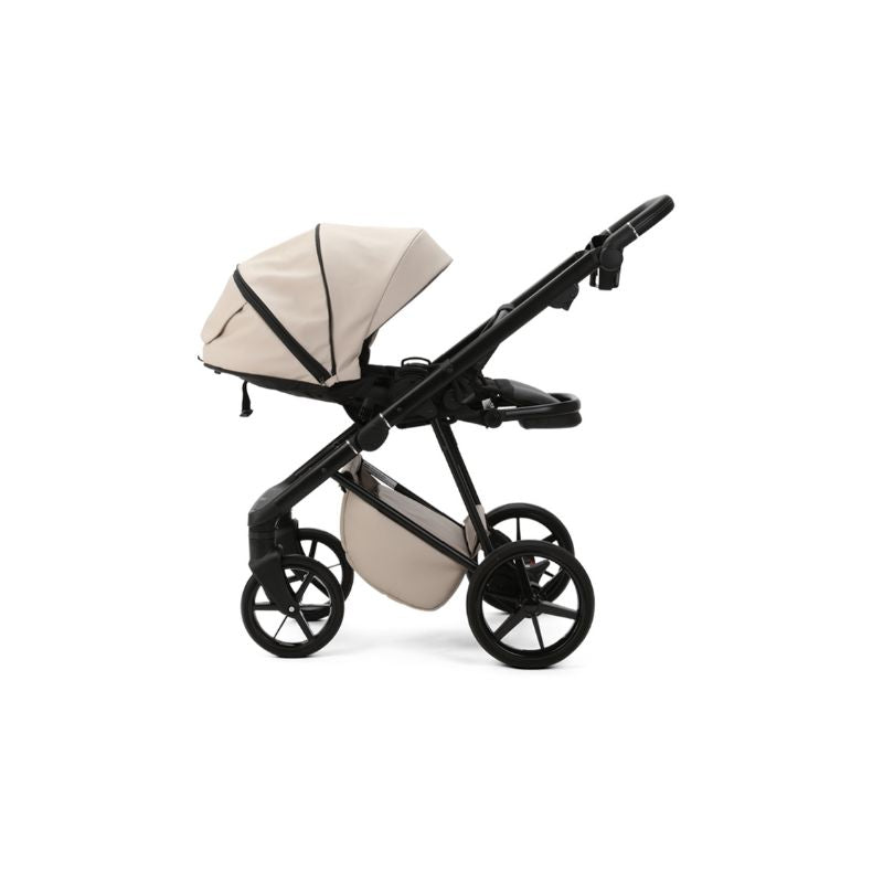 Light Gray MEE-GO MILANO EVO 2 IN 1 PRAM & PUSHCHAIR - SAHARA