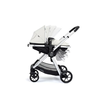 Dark Slate Gray BABYMORE MIMI TRAVEL SYSTEM PECAN WITH I-SIZE CAR SEAT - SILVER