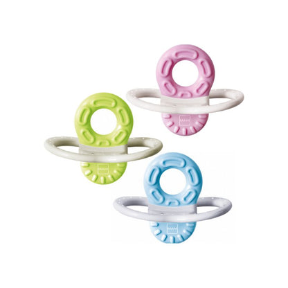 MAM Bite & Relax Mini Teether Phase 1 | Baby Teether 2+ Months | First Teething Toy - Green