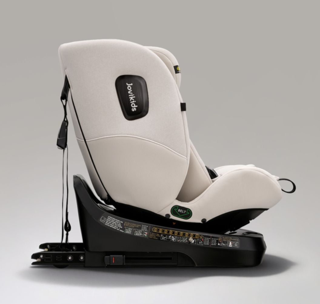 Jovikids Ranger TT - i-Size 360° Rotating Car Seat (40-150 cm) All-in-One ISOFIX & Top Tether Car Seat - Milkstone