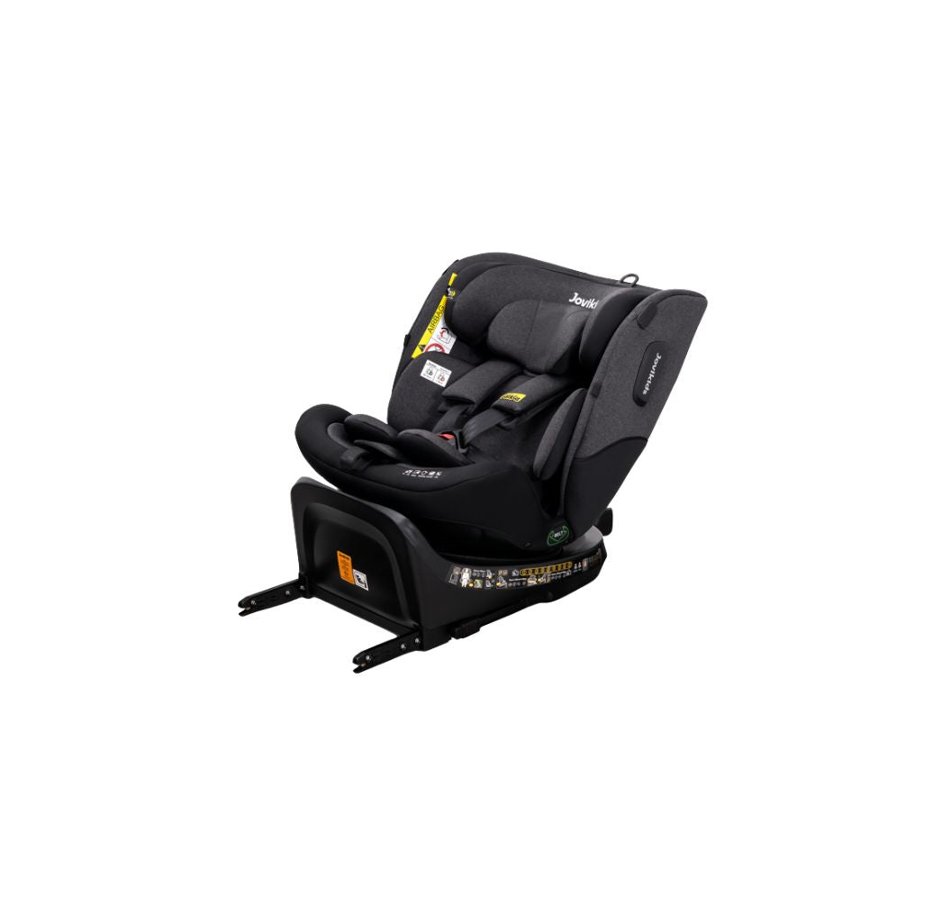 Jovikids Ranger 2 i-Size 360° Rotating Car Seat with Canopy – 40-150cm All-in-One ISOFIX Car Seat