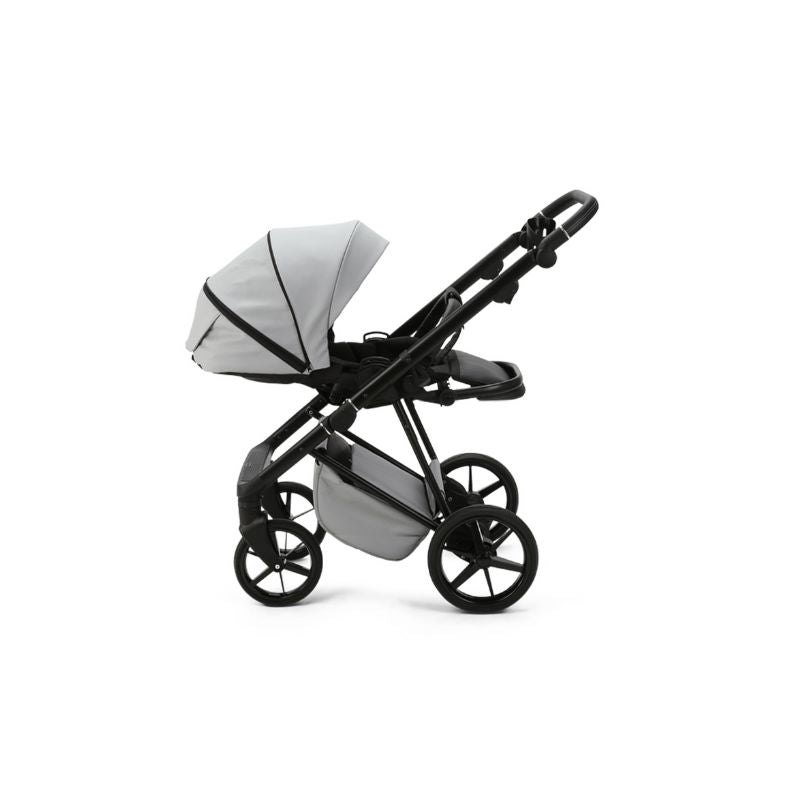 Light Gray MEE-GO MILANO EVO 2 IN 1 PRAM & PUSHCHAIR - STONE GREY