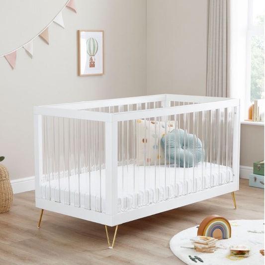 Babymore Kimi XL Cot Bed – Acrylic