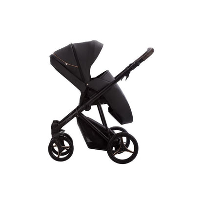 Black BEBETTO FLAVIO ROYAL PRO 2 in 1 PRAM & PUSHCHAIR - BLACK 06