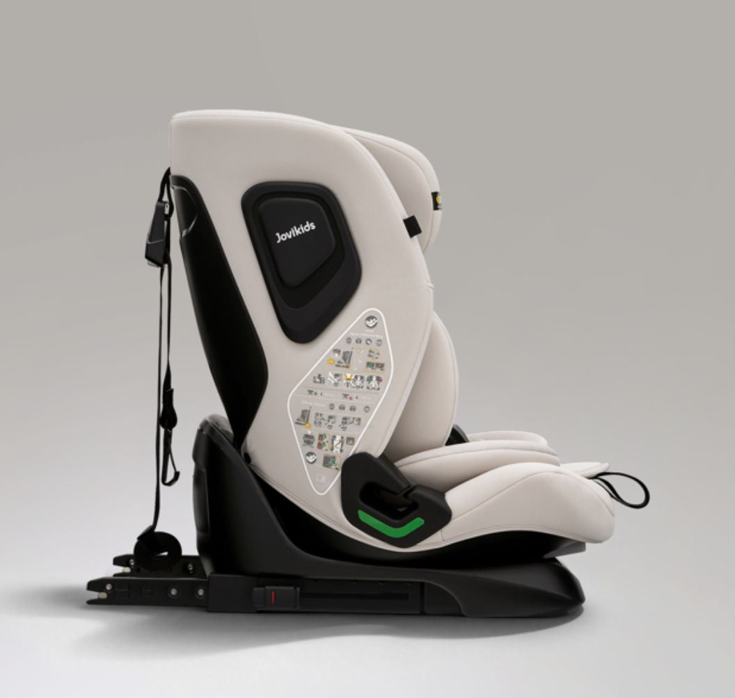 Jovikids CiCI TT i-Size Car Seat (76-150 cm), ECE R129 15 Months-12 Years - Milkshake 
