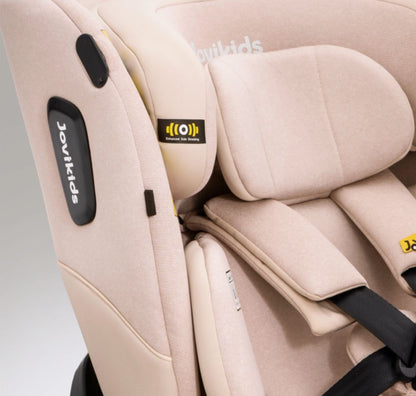 Jovikids Ranger 2 - i-Size 360° Rotating Car Seat with Canopy – 40-150cm All-in-One + ISOFIX Rosewood