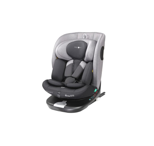 Cozy N Safe Galaxy i-Size 360° Rotating Car Seat (40–150cm) | Birth to 12 Years | ISOFIX & Top Tether - Black / Grey
