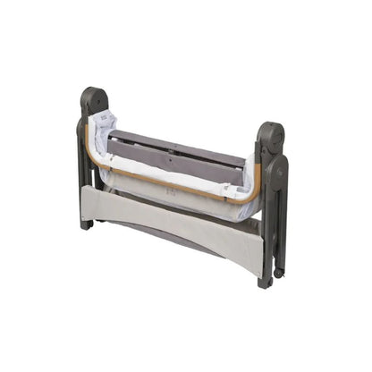 BabaBing Bedside Crib & Travel Cot | One-Click Fold | Birth to 6 Months - Oatmeal