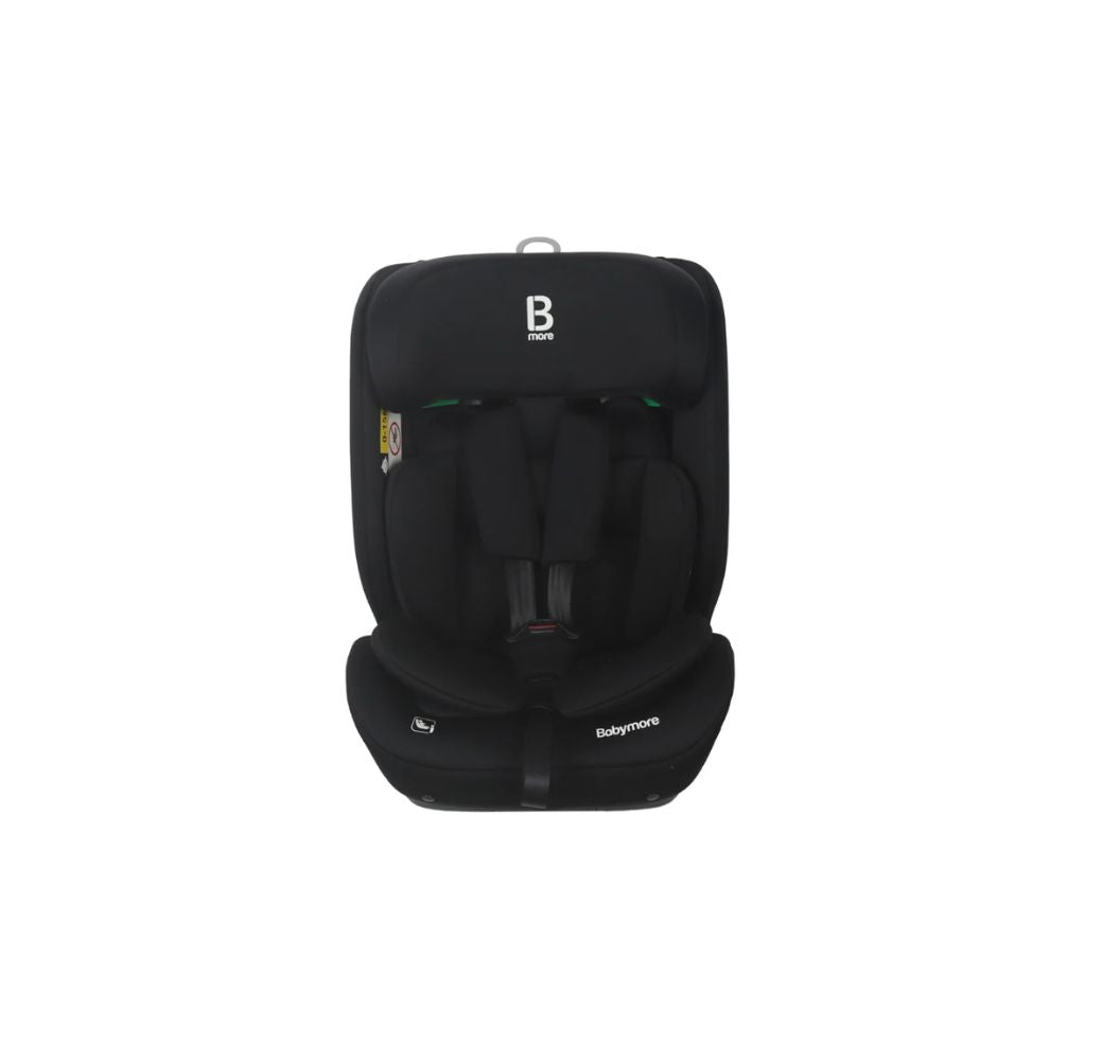 Babymore Hazel i-Size Car Seat 76–150cm | 15 Months to 12 Years | Black