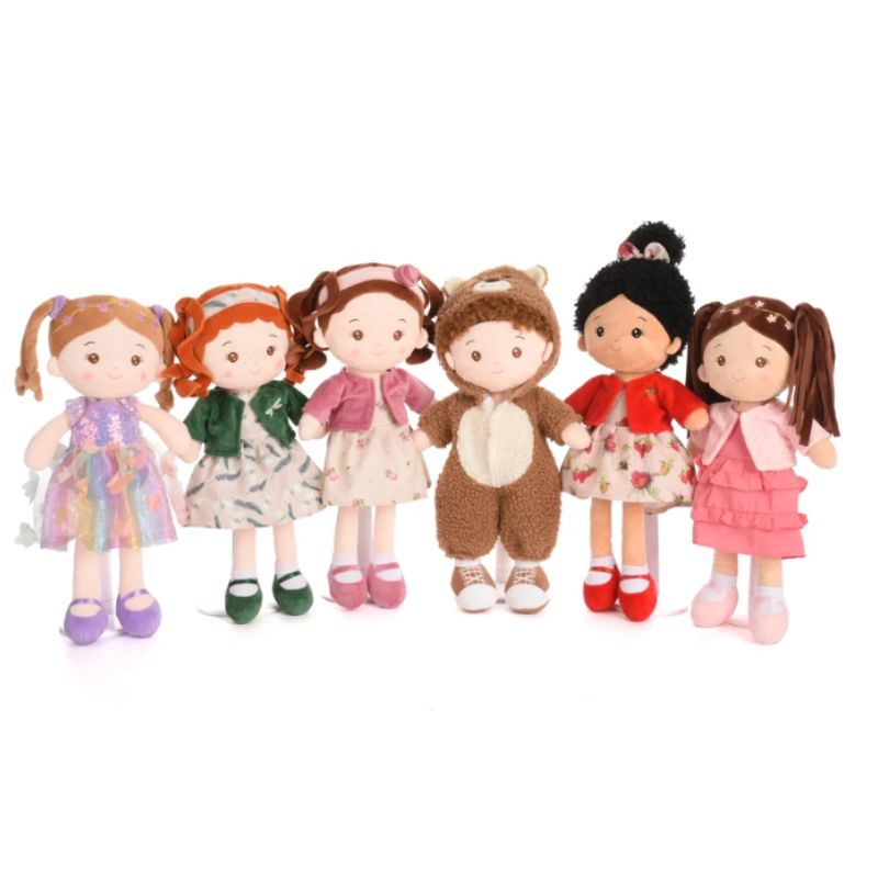 Roma Annie Rag Doll 40cm | Soft Baby Doll From Birth