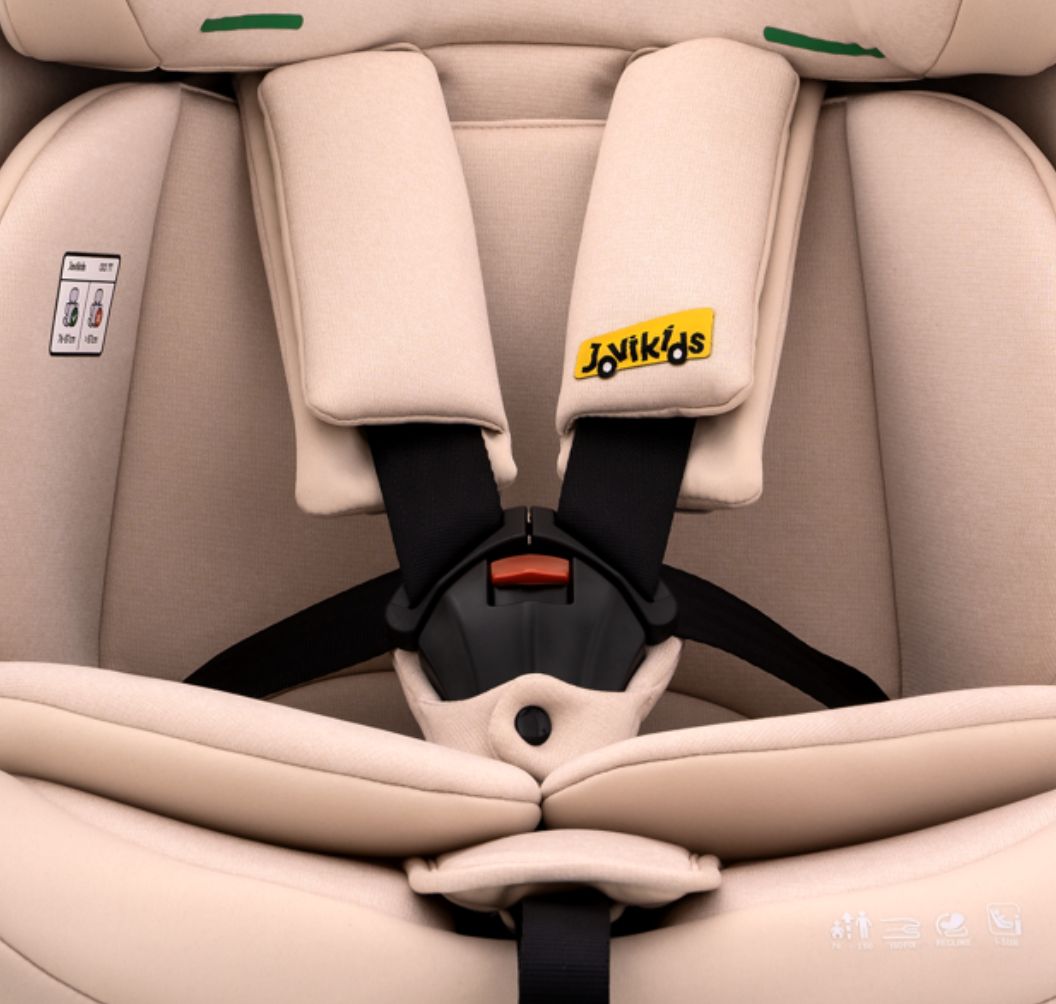 Jovikids CiCI TT i-Size Car Seat (76-150 cm), ECE R129 15 Months-12 Years - Rosewood