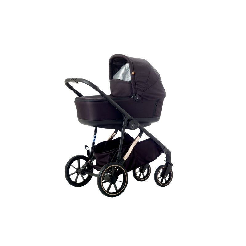 Dark Slate Gray MEE-GO UNO PLUS 2 IN 1 PRAM & PUSHCHAIR - BLACK ROSE