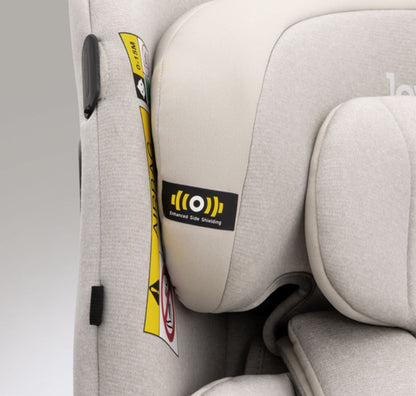Jovikids Ranger 2 - i-Size 360° Rotating Car Seat with Canopy – 40-150cm All-in-One + ISOFIX Milkstone