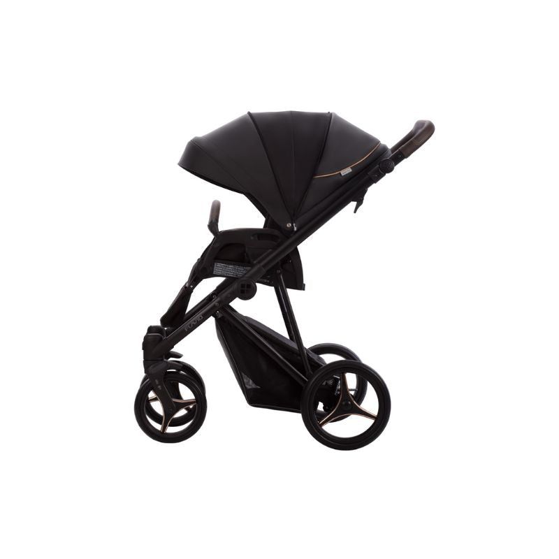 Black BEBETTO FLAVIO ROYAL PRO 2 in 1 PRAM & PUSHCHAIR - BLACK 06