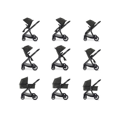 Babymore Memore V2 Travel System 13 Piece Coco with Base - Black