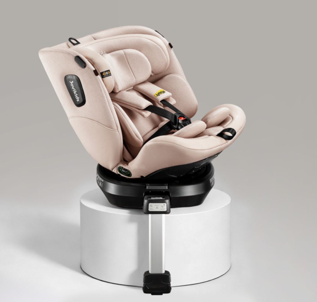 Jovikids Ranger 2 - i-Size 360° Rotating Car Seat with Canopy – 40-150cm All-in-One + ISOFIX Rosewood