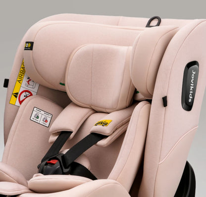 Jovikids Ranger TT - i-Size 360° Rotating Car Seat (40-150 cm) All-in-One ISOFIX & Top Tether Car Seat - Rosewood
