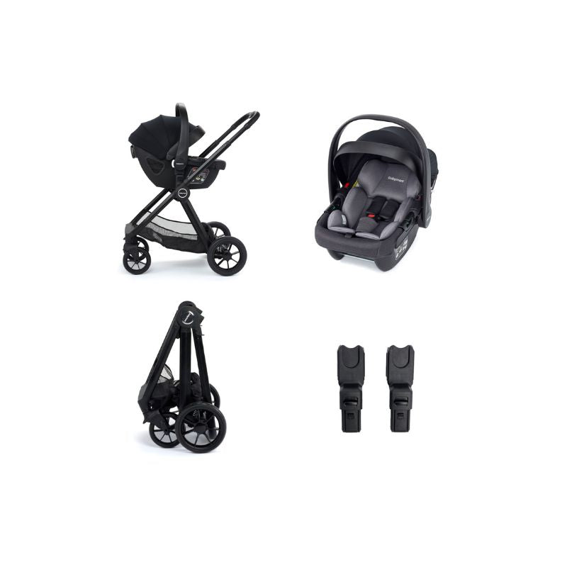 Dark Slate Gray BABYMORE MIMI TRAVEL SYSTEM COCO I-SIZE CAR SEAT - BLACK