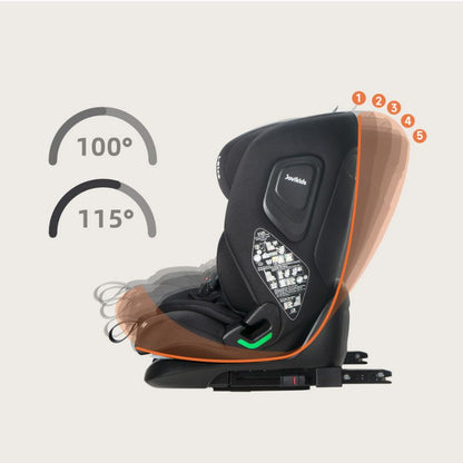 Jovikids CICI TT i-Size Child Seat 76-150cm - Black
