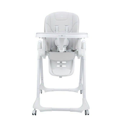 Cozy N Safe Avon Foldable Highchair | Adjustable Baby High Chair | 6–36 Months - Grey + White