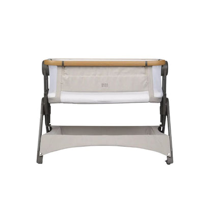 BabaBing Bedside Crib & Travel Cot | One-Click Fold | Birth to 6 Months - Oatmeal