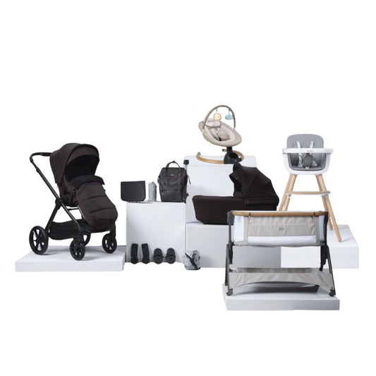Bababing Raffi MKII - 16 Piece Travel Bundle - Without Car Seat - Kofe 
