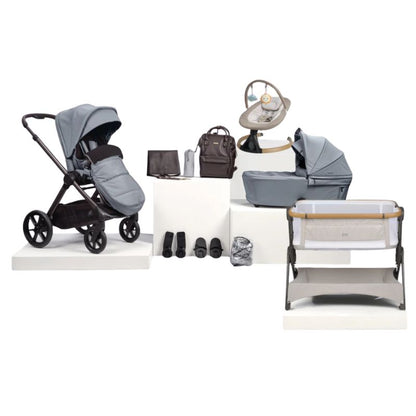 Bababing Raffi MKII - 14 Piece Travel Bundle - Without Car Seat - Duck Egg - Prime Baby Gear