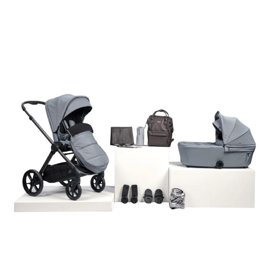 Bababing Raffi MKII - 10 Piece Travel Bundle - Without Car Seat - Duck Egg - Prime Baby Gear
